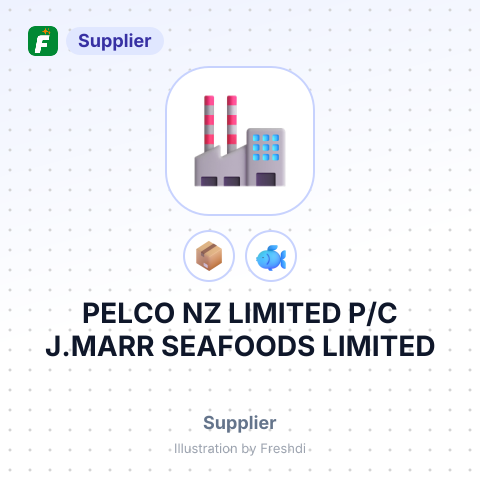 PELCO NZ LIMITED P/C J.MARR SEAFOODS LIMITED – summary card, no photo uploaded yet