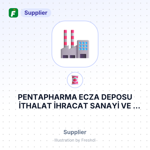 PENTAPHARMA ECZA DEPOSU İTHALAT İHRACAT SANAYİ VE TİCARET LİMİTED ŞİRKETİ – summary card, no photo uploaded yet