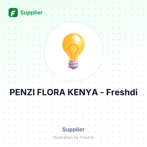 PENZI FLORA KENYA – summary card, no photo uploaded yet