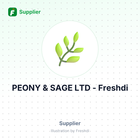 PEONY & SAGE LTD – summary card, no photo uploaded yet