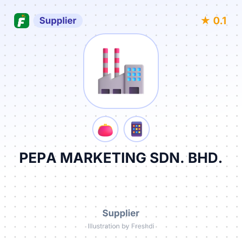 PEPA MARKETING SDN. BHD. – summary card, no photo uploaded yet