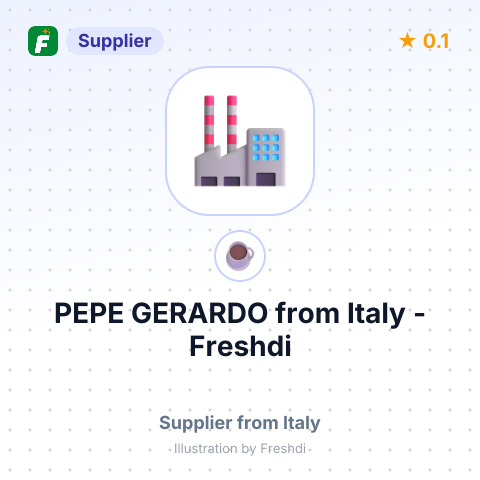 PEPE GERARDO – summary card, no photo uploaded yet