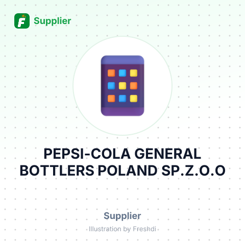 PEPSI-COLA GENERAL BOTTLERS POLAND SP.Z.O.O – summary card, no photo uploaded yet