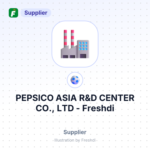 PEPSICO ASIA R&D CENTER CO., LTD – summary card, no photo uploaded yet