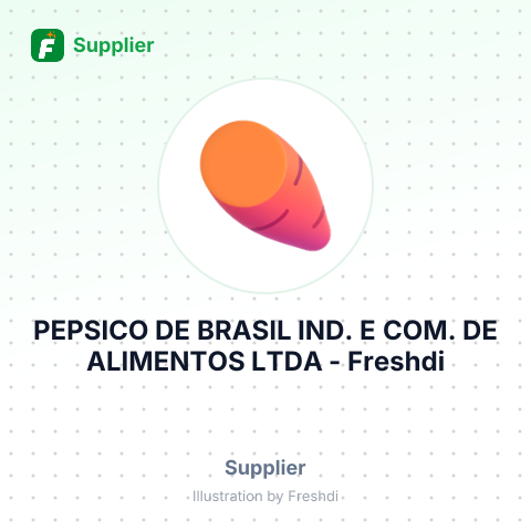 PEPSICO DE BRASIL IND. E COM. DE ALIMENTOS LTDA – summary card, no photo uploaded yet
