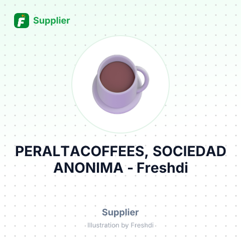 PERALTACOFFEES, SOCIEDAD ANONIMA – summary card, no photo uploaded yet