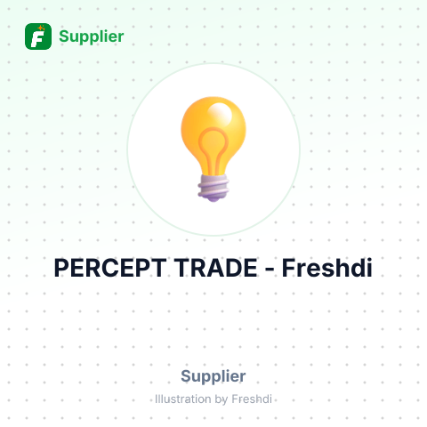 PERCEPT TRADE – summary card, no photo uploaded yet