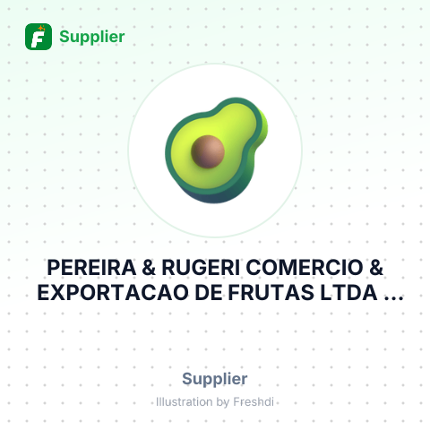 PEREIRA & RUGERI COMERCIO & EXPORTACAO DE FRUTAS LTDA – summary card, no photo uploaded yet
