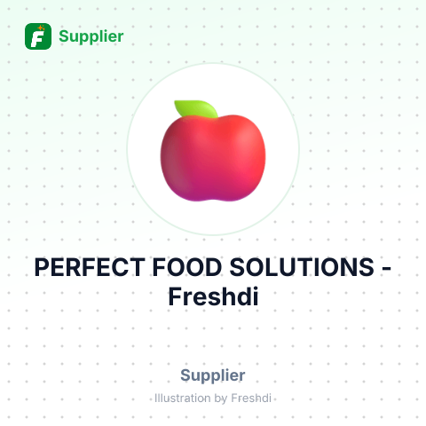 PERFECT FOOD SOLUTIONS – summary card, no photo uploaded yet