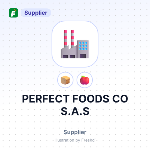 PERFECT FOODS CO S.A.S – summary card, no photo uploaded yet