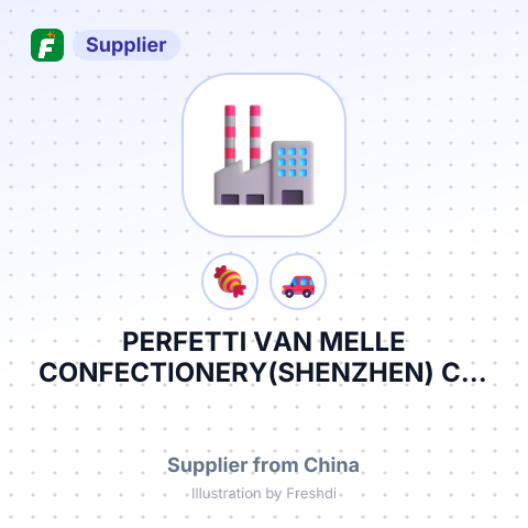 PERFETTI VAN MELLE CONFECTIONERY(SHENZHEN) CO.,LT – summary card, no photo uploaded yet
