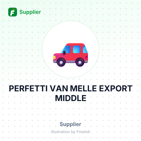 PERFETTI VAN MELLE EXPORT MIDDLE – summary card, no photo uploaded yet