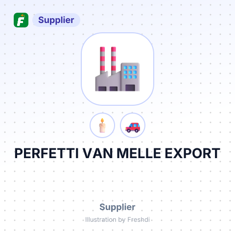 PERFETTI VAN MELLE EXPORT – summary card, no photo uploaded yet