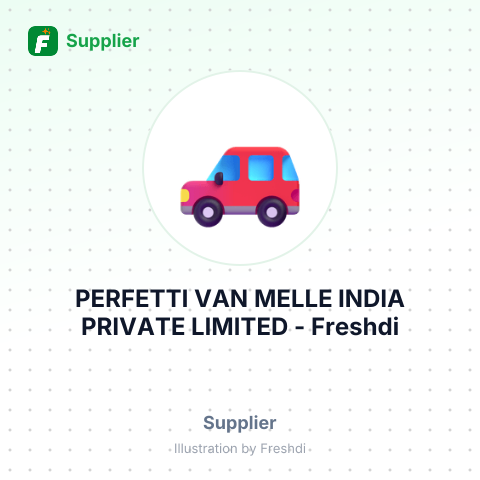 PERFETTI VAN MELLE INDIA PRIVATE LIMITED – summary card, no photo uploaded yet