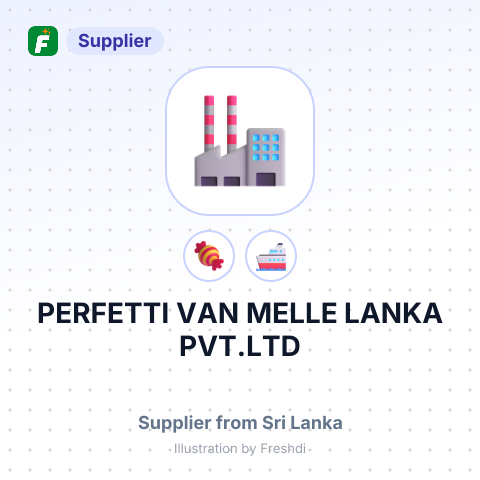 PERFETTI VAN MELLE LANKA PVT.LTD – summary card, no photo uploaded yet