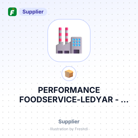 PERFORMANCE FOODSERVICE-LEDYAR – summary card, no photo uploaded yet