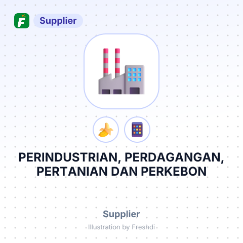 PERINDUSTRIAN, PERDAGANGAN, PERTANIAN DAN PERKEBON – summary card, no photo uploaded yet