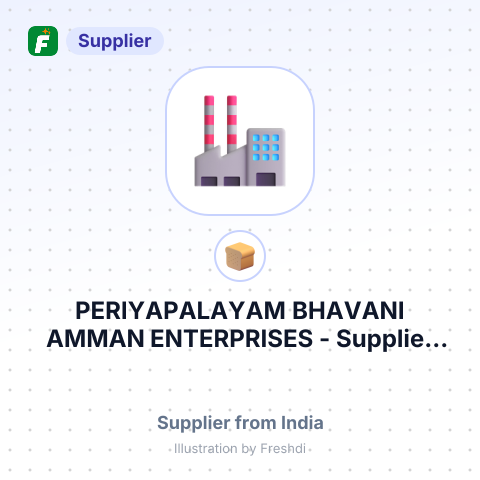 PERIYAPALAYAM BHAVANI AMMAN ENTERPRISES – summary card, no photo uploaded yet