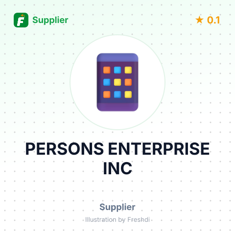 PERSONS ENTERPRISE INC – summary card, no photo uploaded yet