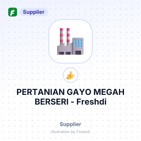 PERTANIAN GAYO MEGAH BERSERI – summary card, no photo uploaded yet