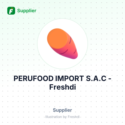 PERUFOOD IMPORT S.A.C – summary card, no photo uploaded yet