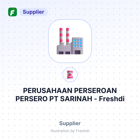 PERUSAHAAN PERSEROAN PERSERO PT SARINAH – summary card, no photo uploaded yet