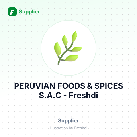 PERUVIAN FOODS & SPICES S.A.C – summary card, no photo uploaded yet