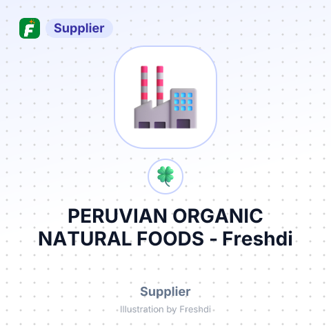 PERUVIAN ORGANIC NATURAL FOODS – summary card, no photo uploaded yet