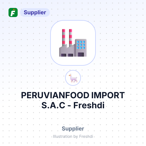 PERUVIANFOOD IMPORT S.A.C – summary card, no photo uploaded yet