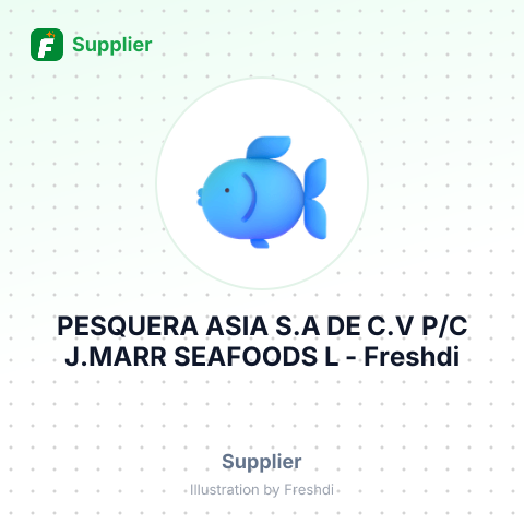 PESQUERA ASIA S.A DE C.V P/C J.MARR SEAFOODS L – summary card, no photo uploaded yet