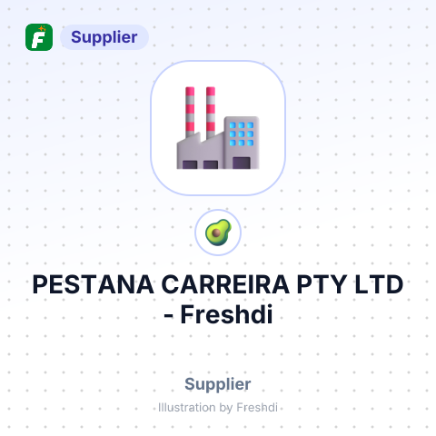 PESTANA CARREIRA PTY LTD – summary card, no photo uploaded yet