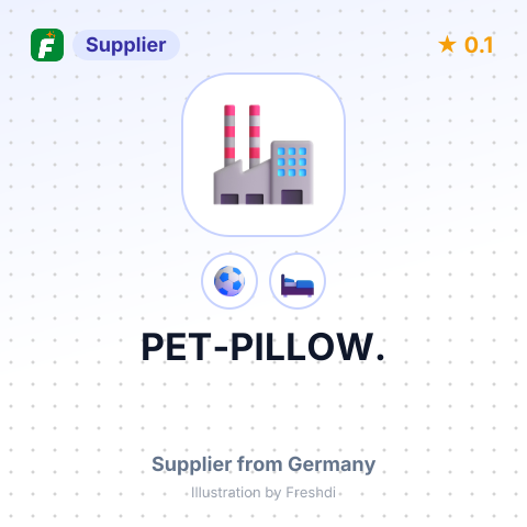 PET-PILLOW. – summary card, no photo uploaded yet