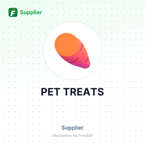 PET TREATS – summary card, no photo uploaded yet