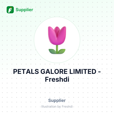 PETALS GALORE LIMITED – summary card, no photo uploaded yet