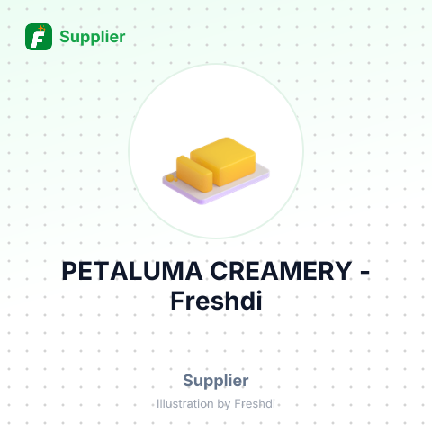 PETALUMA CREAMERY – summary card, no photo uploaded yet
