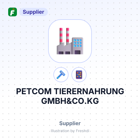 PETCOM TIERERNAHRUNG GMBH&CO.KG – summary card, no photo uploaded yet