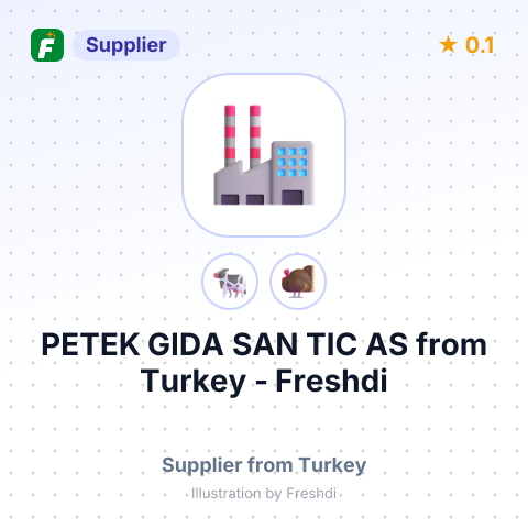 PETEK GIDA SAN TIC AS – summary card, no photo uploaded yet
