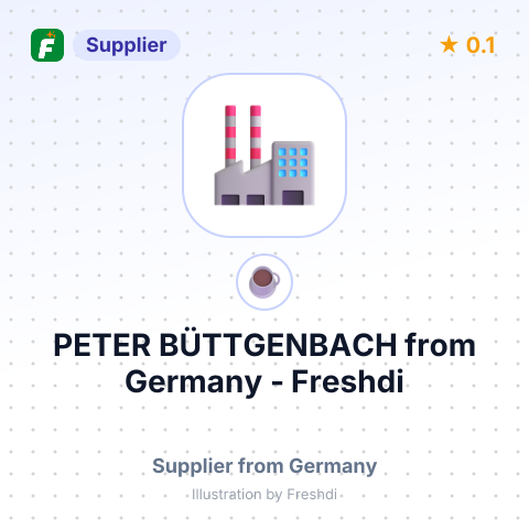 PETER BÜTTGENBACH – summary card, no photo uploaded yet