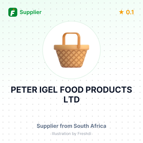 PETER IGEL FOOD PRODUCTS LTD – summary card, no photo uploaded yet