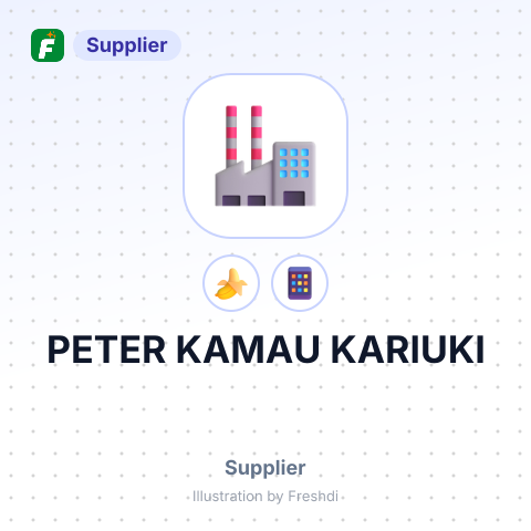 PETER KAMAU KARIUKI – summary card, no photo uploaded yet