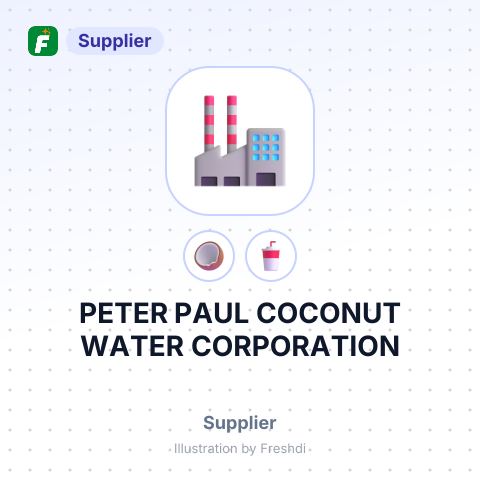 PETER PAUL COCONUT WATER CORPORATION – summary card, no photo uploaded yet