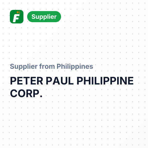 PETER PAUL PHILIPPINE CORP. – summary card, no photo uploaded yet