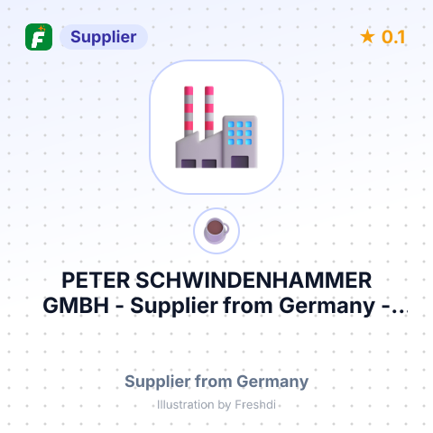 PETER SCHWINDENHAMMER GMBH – summary card, no photo uploaded yet