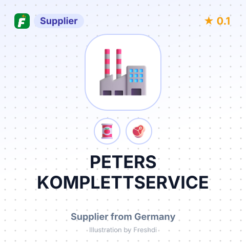 PETERS KOMPLETTSERVICE – summary card, no photo uploaded yet