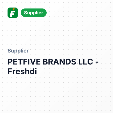 PETFIVE BRANDS LLC – summary card, no photo uploaded yet