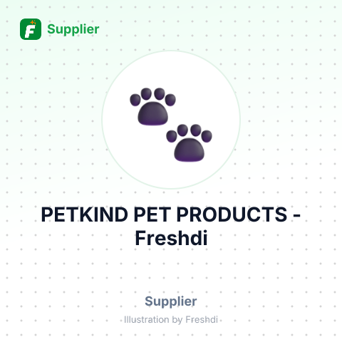 PETKIND PET PRODUCTS – summary card, no photo uploaded yet