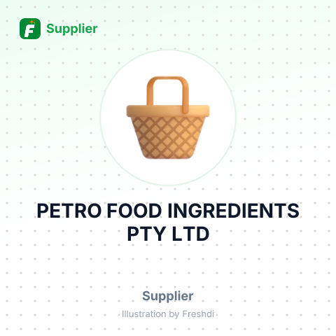 PETRO FOOD INGREDIENTS PTY LTD – summary card, no photo uploaded yet