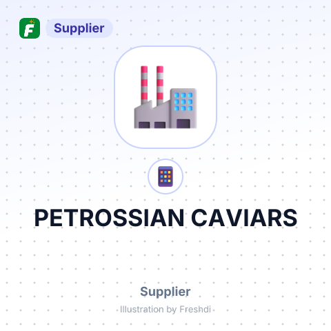 PETROSSIAN CAVIARS – summary card, no photo uploaded yet