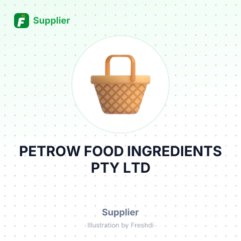 PETROW FOOD INGREDIENTS PTY LTD – summary card, no photo uploaded yet