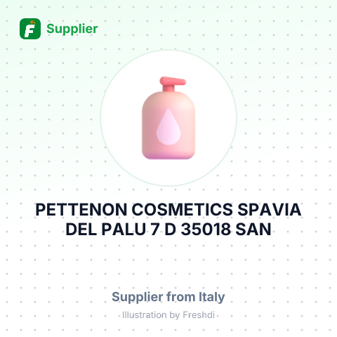 PETTENON COSMETICS SPAVIA DEL PALU 7 D 35018 SAN MARTINO DI LUPARI PD ITALY – summary card, no photo uploaded yet